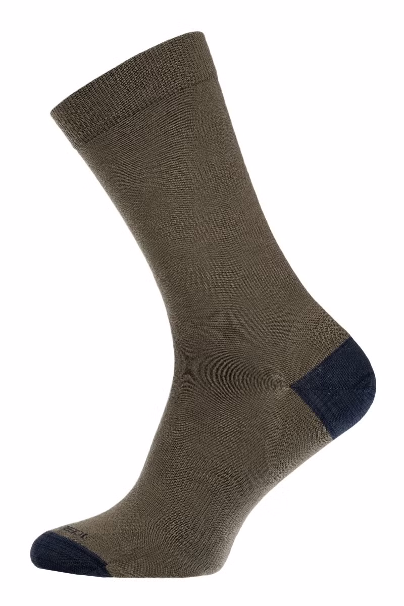 SKARPETY LIFESTYLE FINE GAUGE CREW-LODEN-MIDNIGHT NAVY