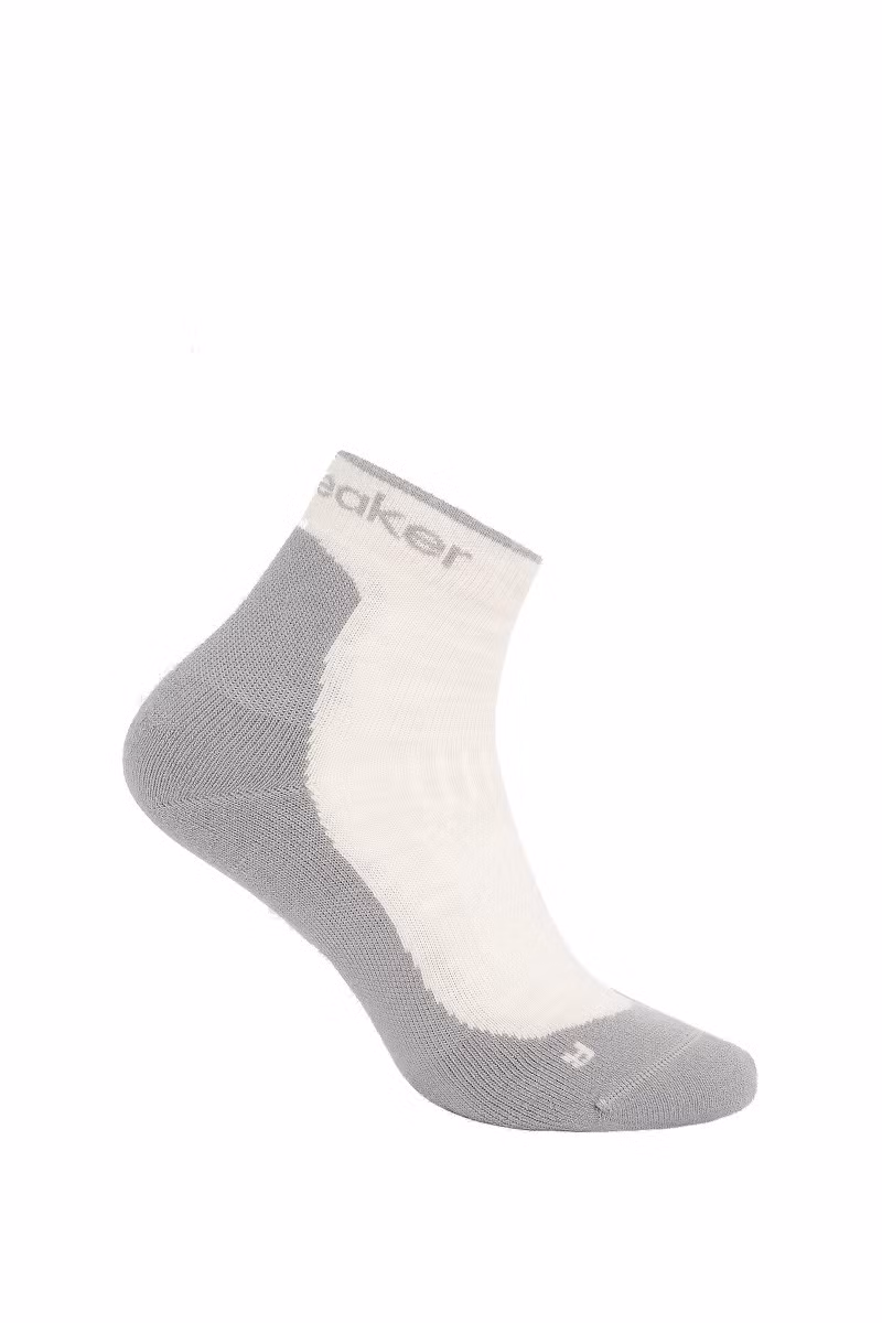 SKARPETY MERINO HIKE+ LIGHT MINI WOMEN-ECRU HTHR-ALLOY