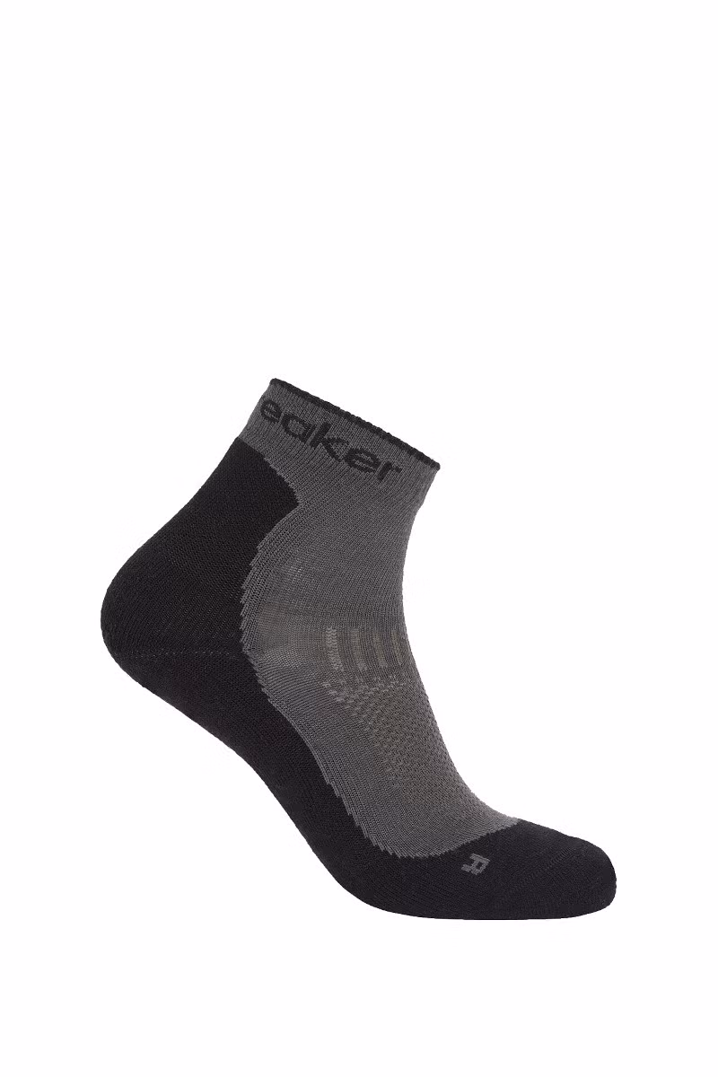 SKARPETY MERINO HIKE+ LIGHT MINI WOMEN-OBSIDIAN-BLACK