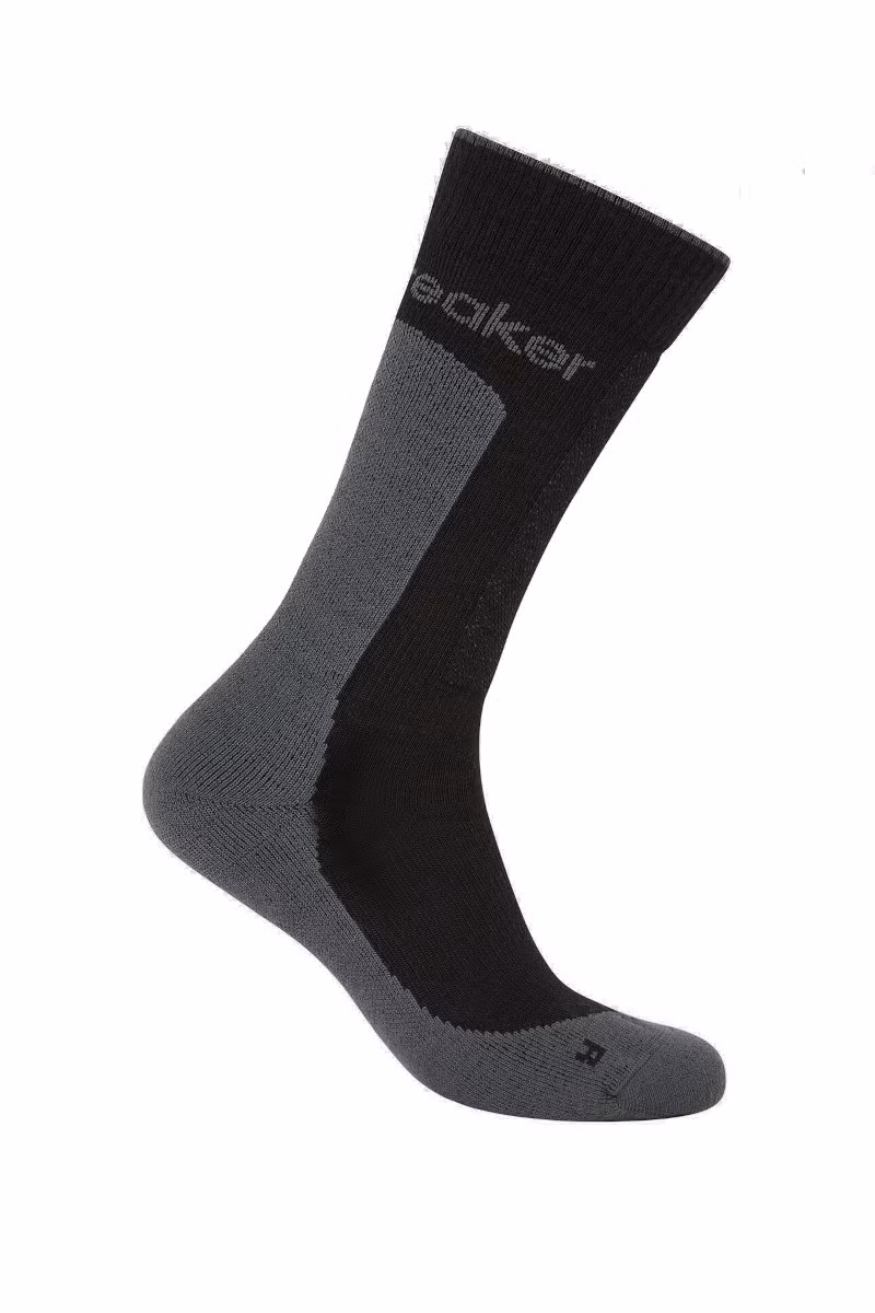SKARPETY MERINO HIKE+ MEDIUM CREW-BLACK-OBSIDIAN
