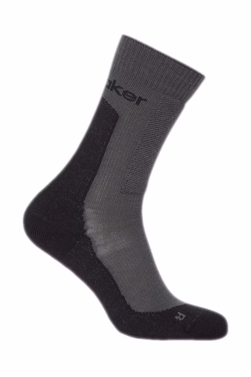 SKARPETY MERINO HIKE+ MEDIUM CREW WOMEN-OBSIDIAN-BLACK