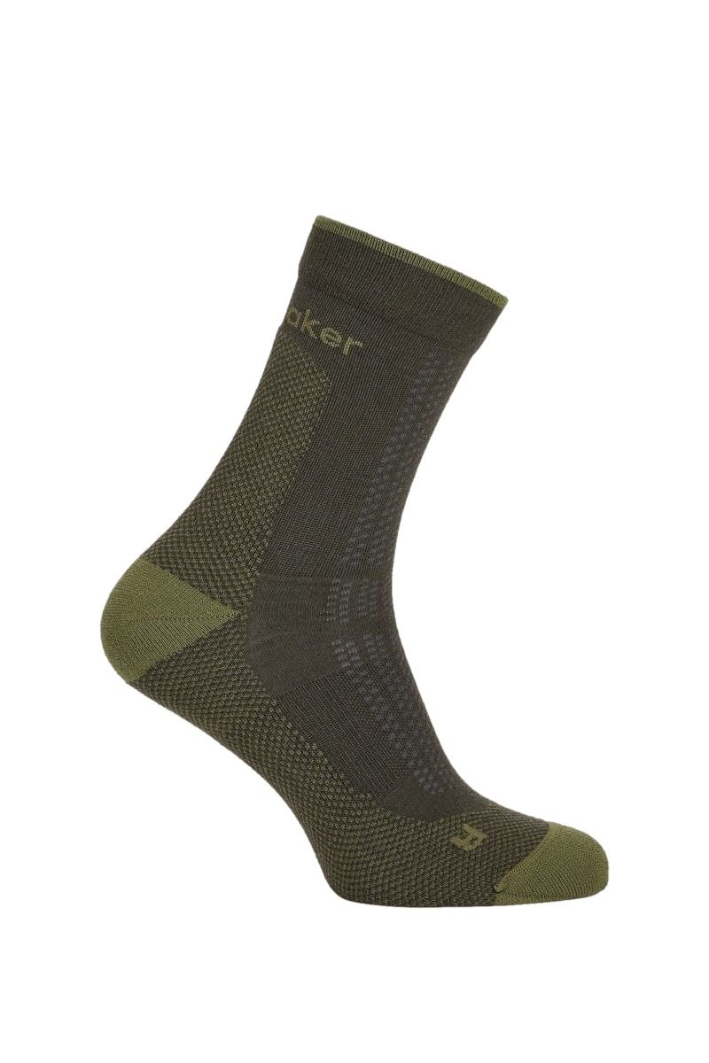 SKARPETY MERINO HIKE+ ULTRALIGHT QUARTER-DK LODEN-SPHAGNUM