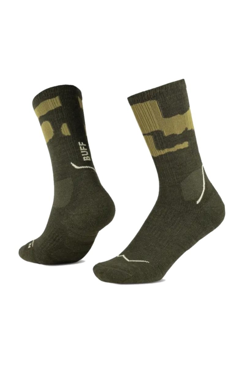 SKARPETY MERINO MIDWEIGHT CREW-BEETLE GREEN