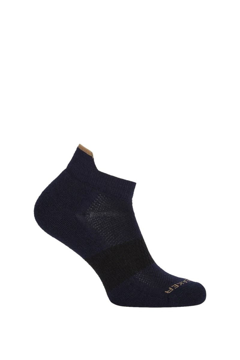 SKARPETY MERINO MULTISPORT LIGHT MICRO-MIDNIGHT NAVY-CUMIN-BLACK