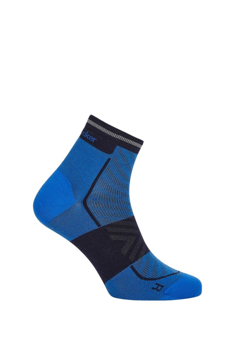 SKARPETY MERINO RUN+ ULTRALIGHT MINI-LAZURITE-MIDNIGHT NAVY