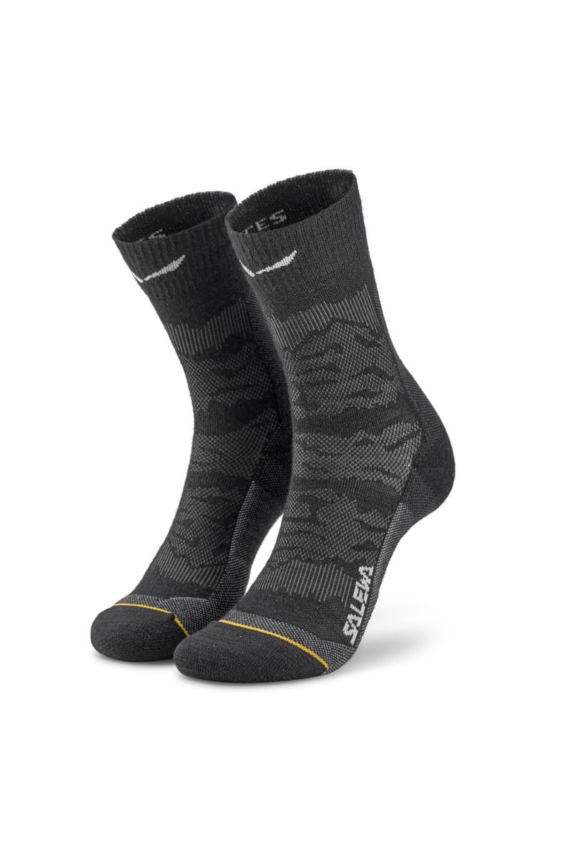 SKARPETY ORTLES AM CREW WOMEN-BLACK OUT