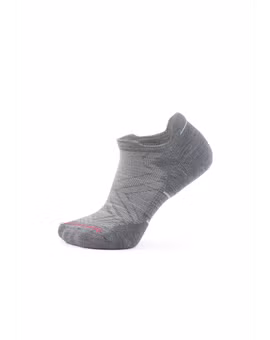 SKARPETY RUN TARGETED CUSHION LOW ANKLE WOMEN-LIGHT GRAY-WHITE