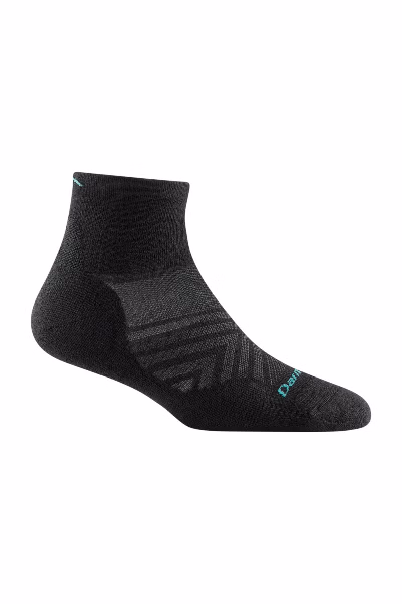 SKARPETY RUN ULTRALIGHTWEIGHT CUSHION 1/4 WOMEN-BLACK