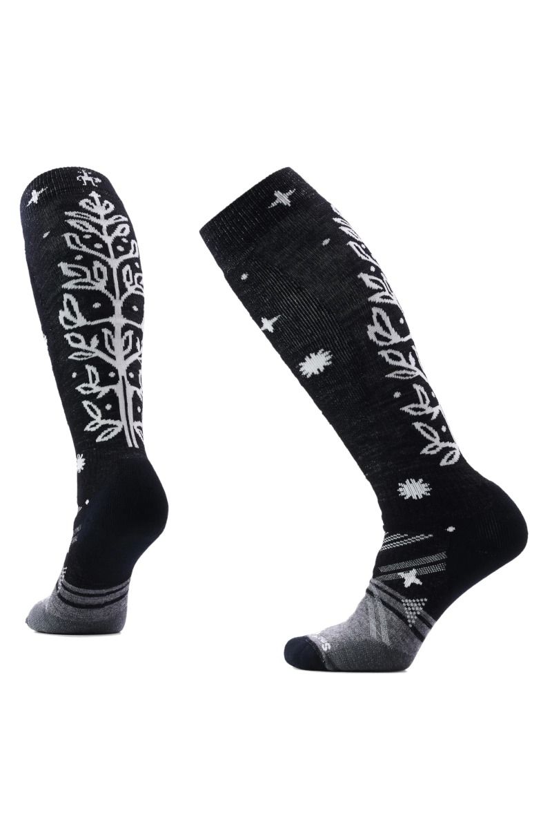 SKARPETY SKI FULL CUSHION ICE BLOSSOM OTC WOMEN-BLACK