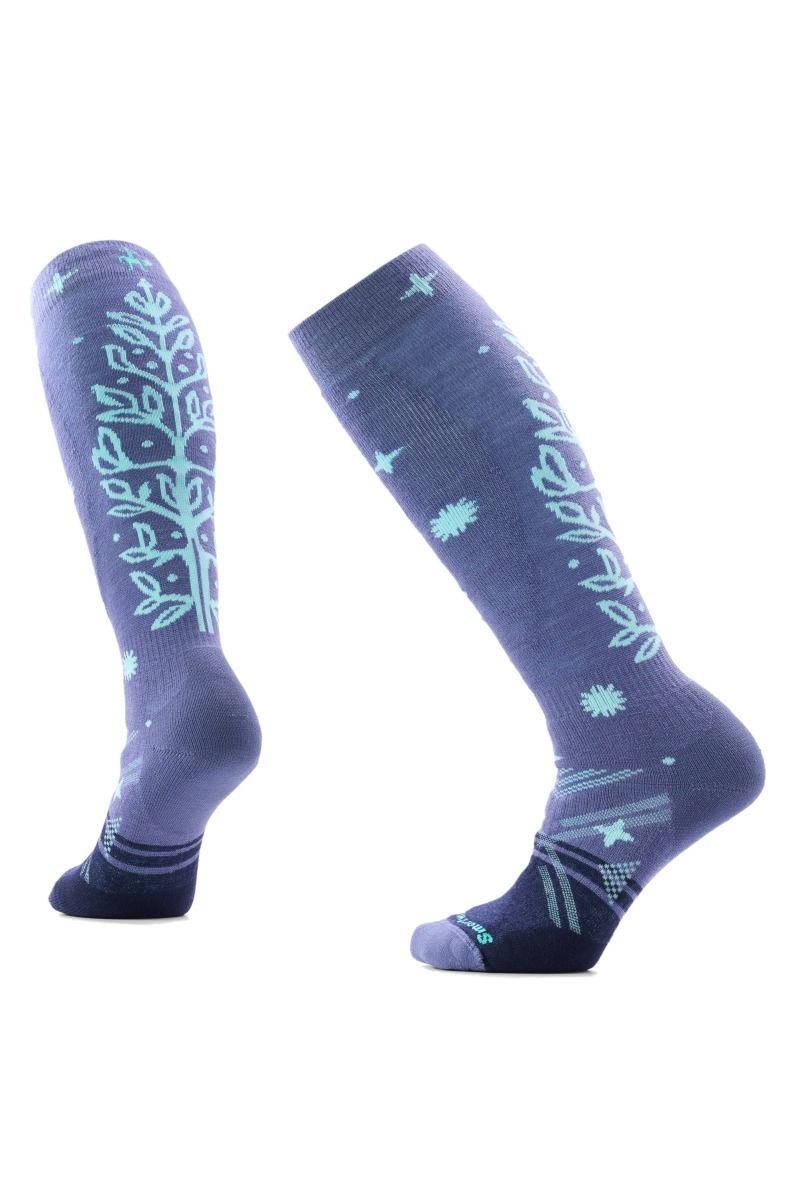 SKARPETY SKI FULL CUSHION ICE BLOSSOM OTC WOMEN-NIGHTFALL BLUE