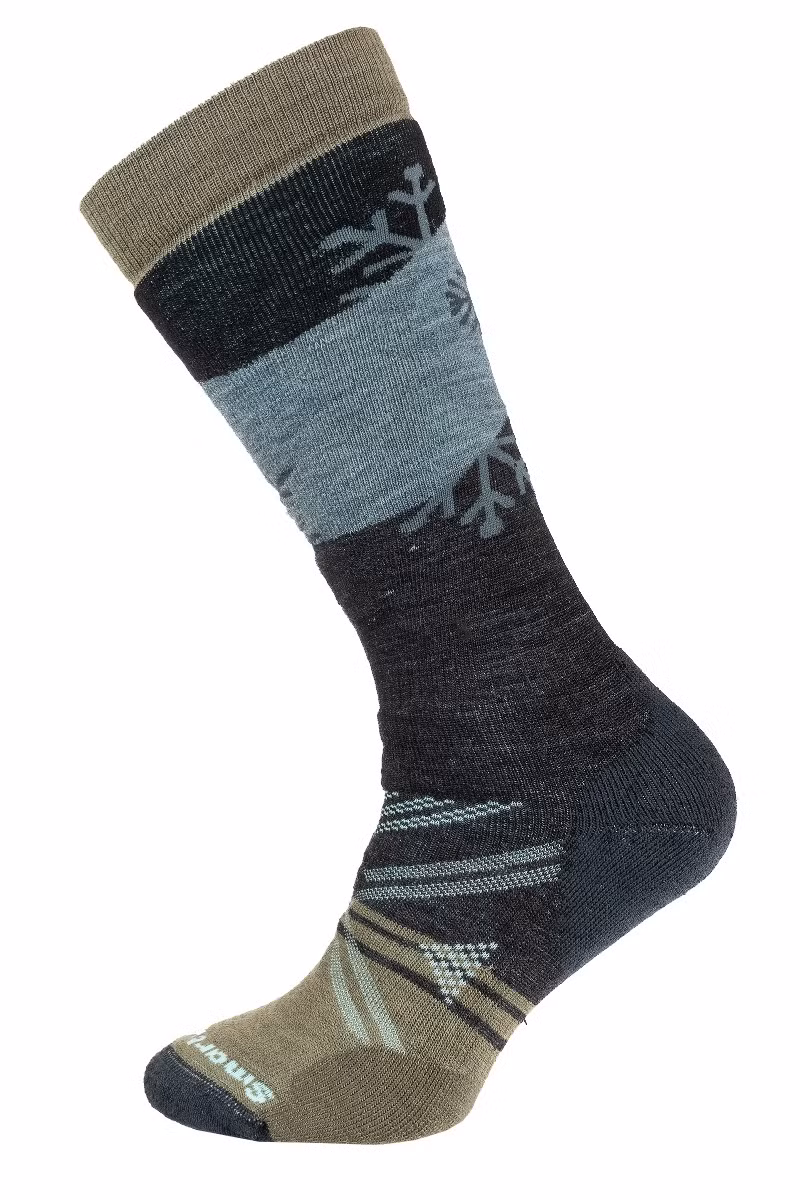 SKARPETY SKI FULL CUSHION SNOWPOCALYPSE PATTERN OTC-CHARCOAL
