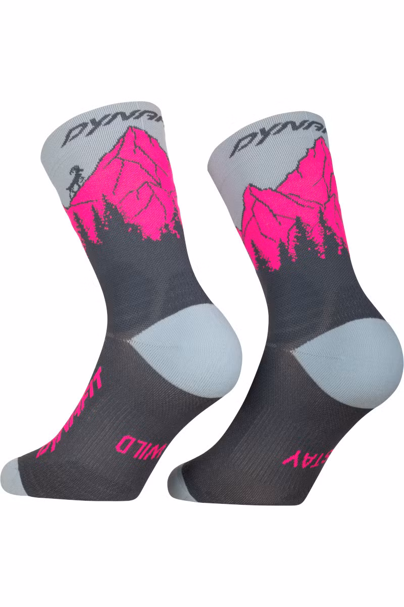 SKARPETY TRAVERSE CREW-CINDER PINK GLO-6070