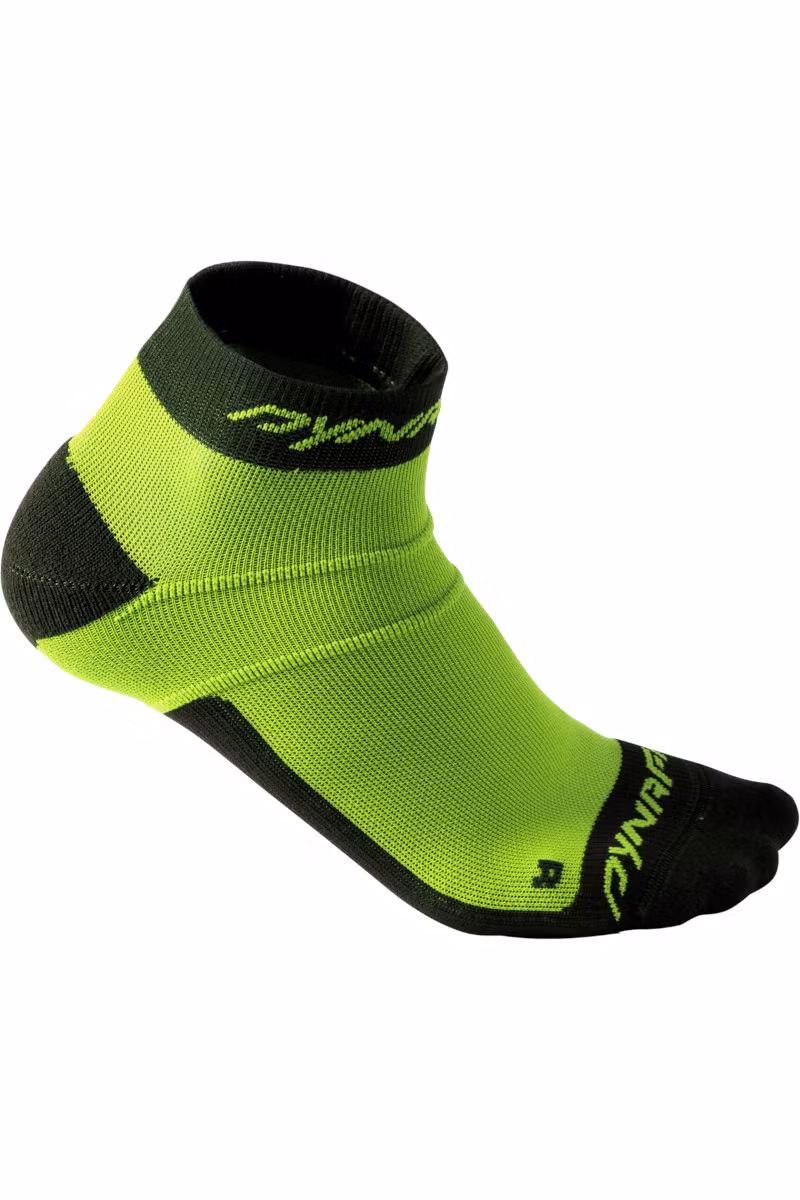 SKARPETY VERTICAL MESH FOOTIE-FLUO YELLOW-0980