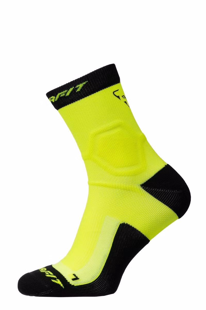 SKARPETY DO BIEGANIA ALPINE SHORT-FLUO YELLOW-0980