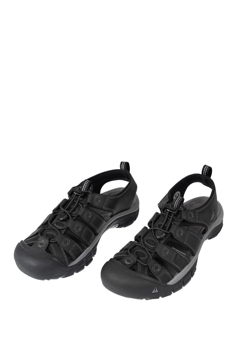 SANDAŁY NEWPORT-BLACK-STEEL GREY