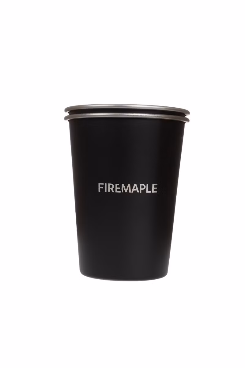 KUBEK ANTARCTI STAINLESS STEEL 350ML 2 SZT.-BLACK