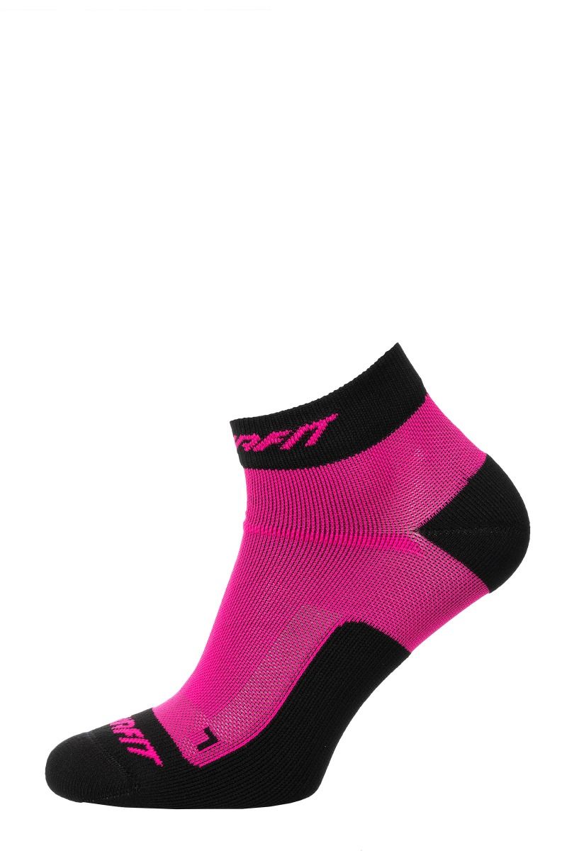 SKARPETY DO BIEGANIA VERTICAL MESH FOOTIE-PINK GLO-0980