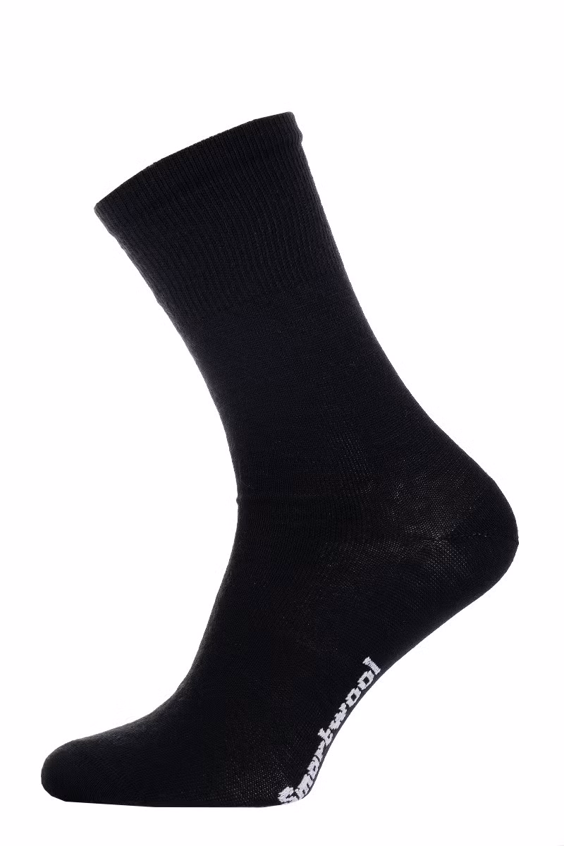 SKARPETY CLASSIC HIKE ZERO CUSHION LINER CREW-BLACK