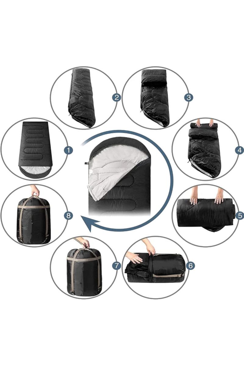 ŚPIWÓR OASIS 250 KS3121-BLACK