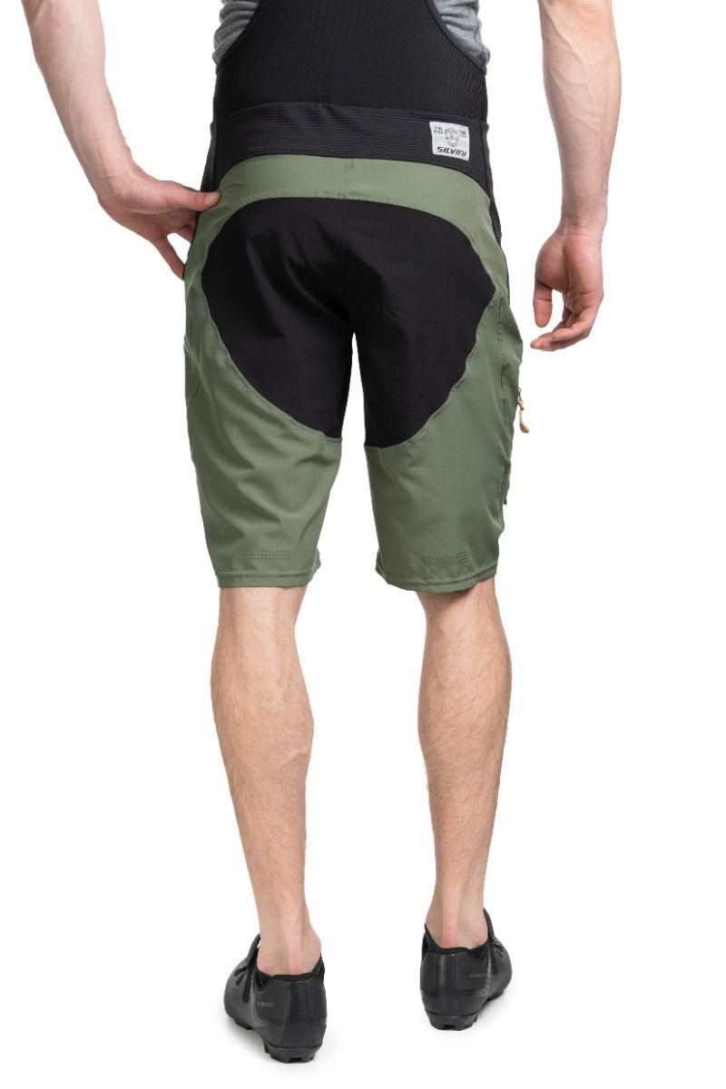SPODENKI ROWEROWE BARREA-OLIVE-BLACK