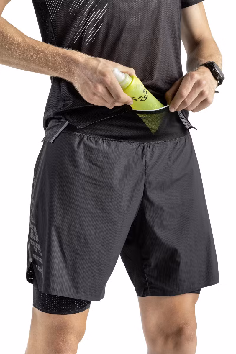 SPODENKI DNA ULTRA 2/1 SHORTS-BLACK OUT-0520