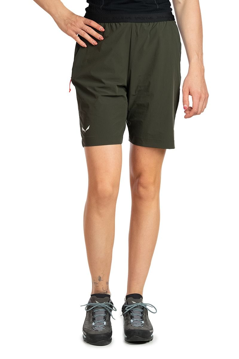 SPODENKI PUEZ 4 SHORTS WOMEN-DARK OLIVE