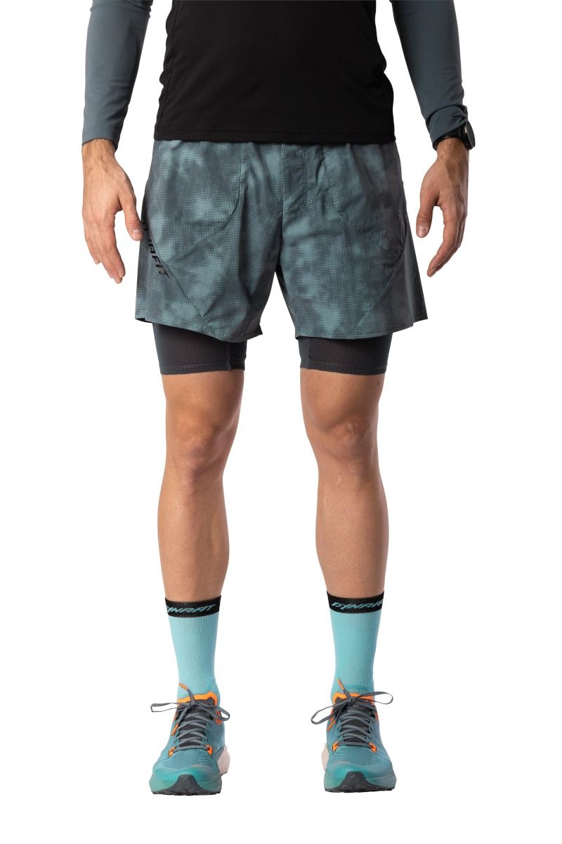 SPODENKI TRAIL REFLECTIVE 2IN1 SHORTS-CINDER
