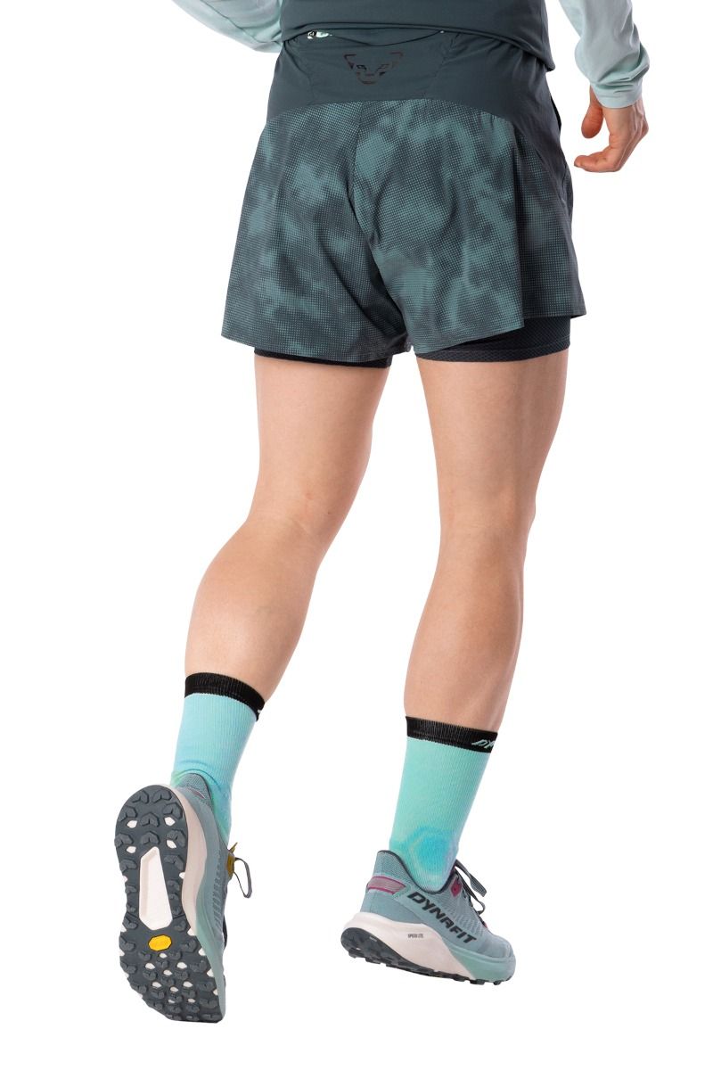 SPODENKI TRAIL REFLECTIVE 2IN1 SHORTS WOMEN-CINDER