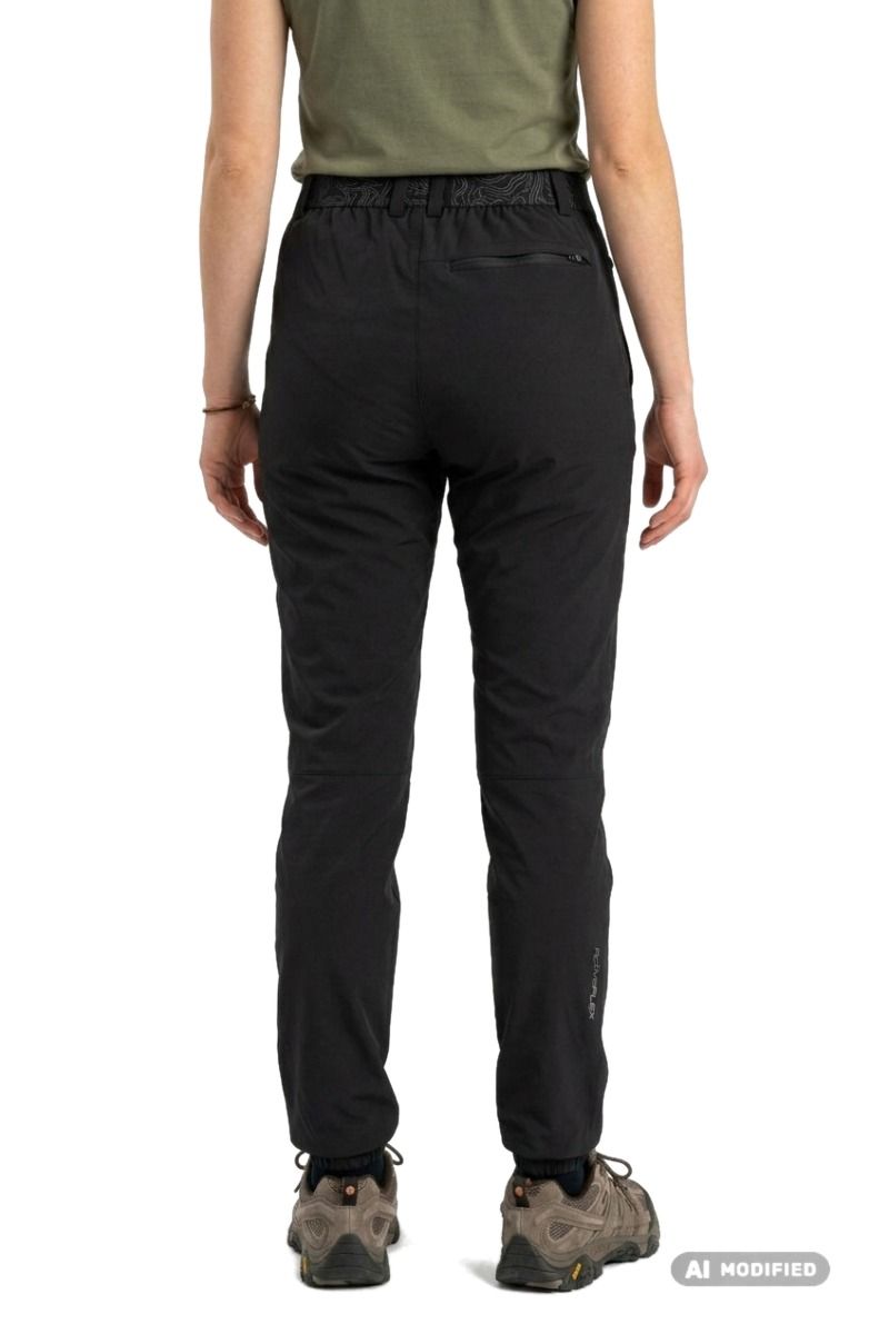 SPODNIE EXPANDER ULTRALIGHT WOMEN-FULL BLACK DAMSKIE LEKKIE