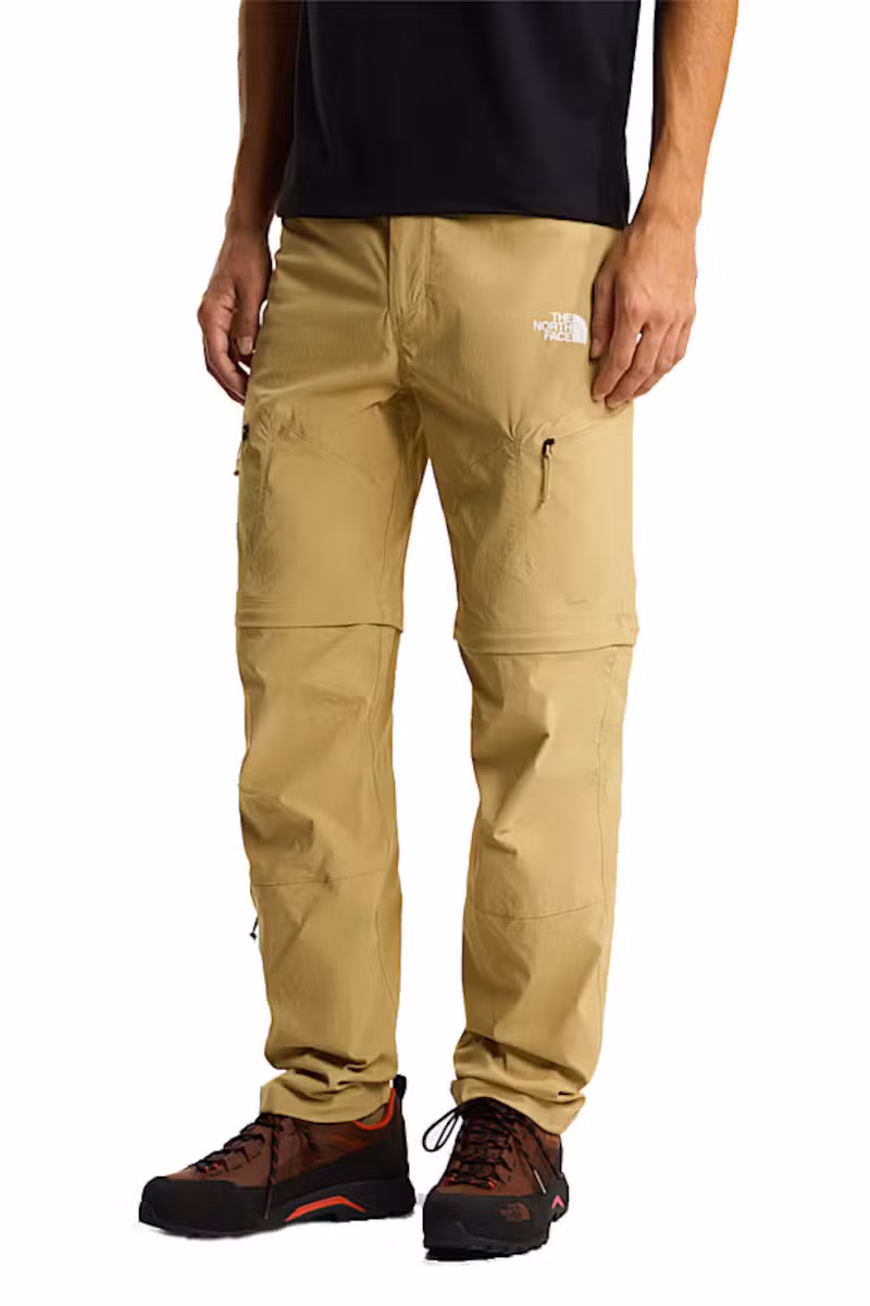 SPODNIE EXPLORATION REG TAPERED CONVERTIBLE-KHAKI STONE