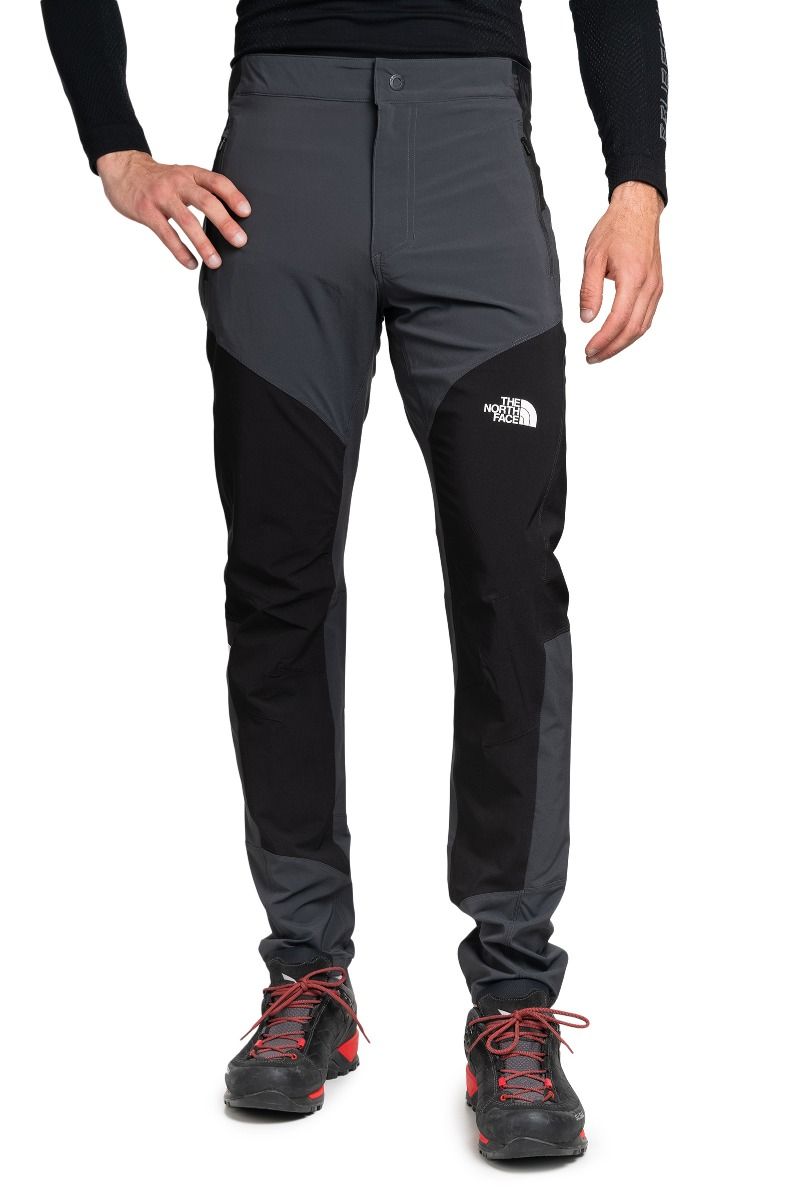 SPODNIE FELIK SLIM TAPERED-ASPHALT GREY-TNF BLACK