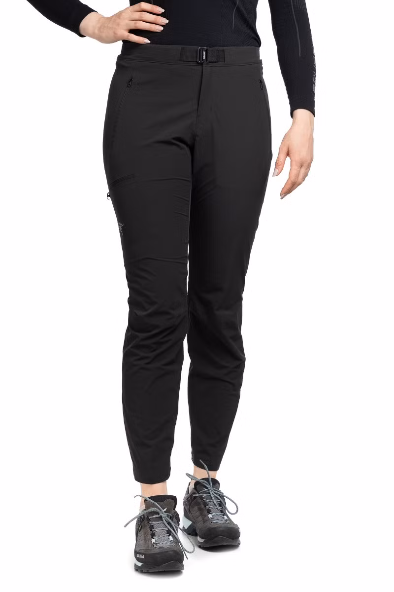 SPODNIE DAMSKIE GAMMA SL WOMEN-BLACK SOFTSHELLOWE