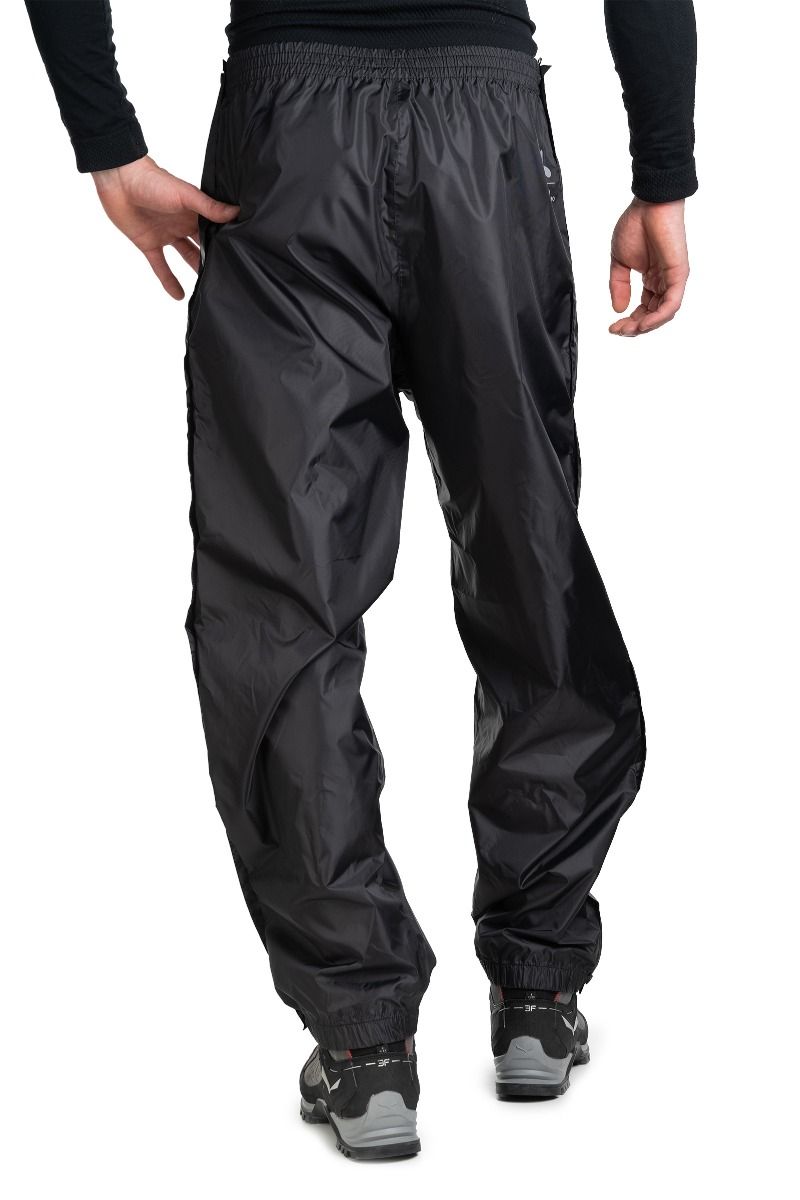 SPODNIE RAINIER FULL ZIP-BLACK