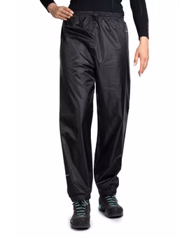 SPODNIE RAINIER FULL ZIP WOMEN-BLACK DAMSKIE PRZECIWDESZCZOWE