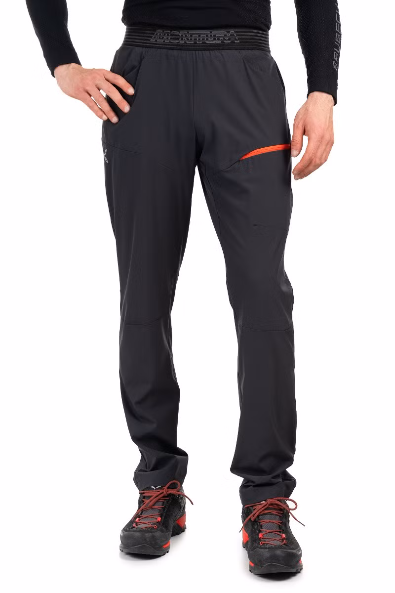SPODNIE RISE-CHARCOAL GREY-ORANGE