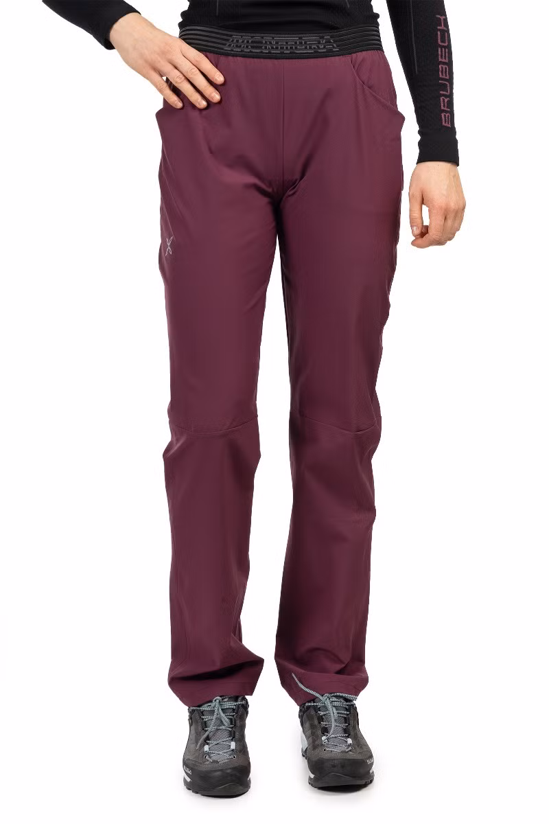 SPODNIE RISE WOMAN-WINE RED-BATON ROUGE
