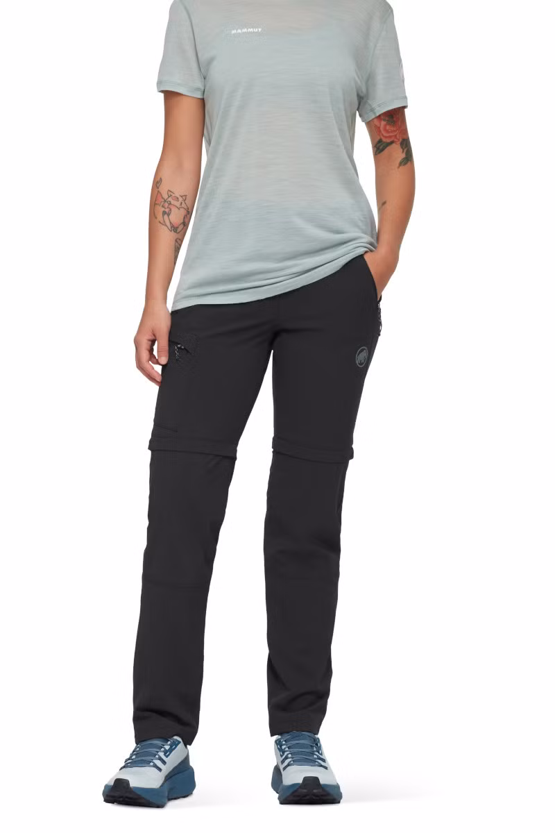 SPODNIE RUNBOLD IV ZIP OFF WOMEN-BLACK