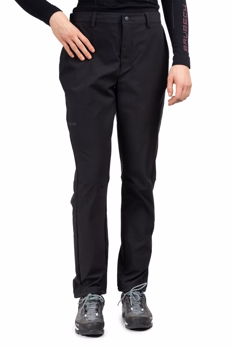 SPODNIE SCREE WOMEN-BLACK DAMSKIE SOFTSHELLOWE