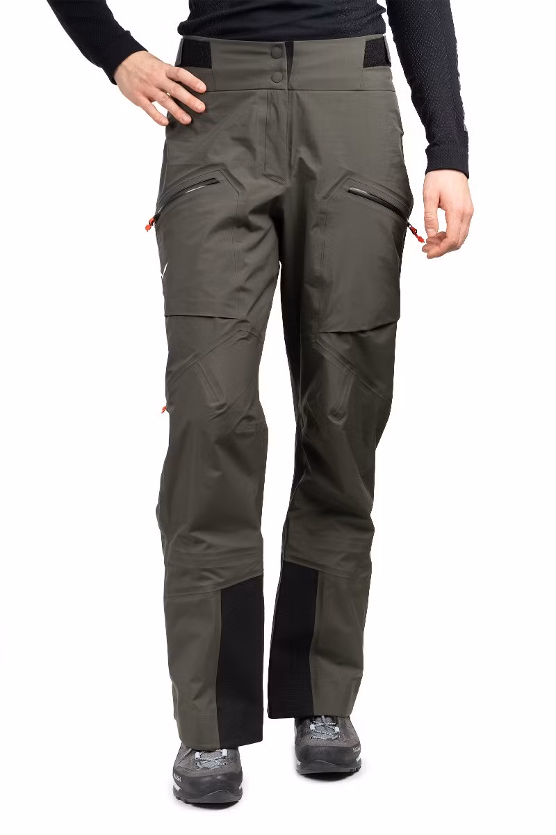 SPODNIE SELLA 3L PTX WOMEN-DARK OLIVE-0910