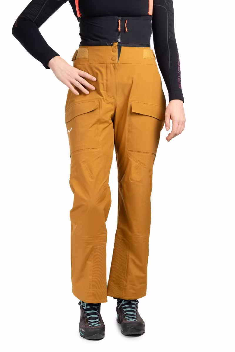 SPODNIE SELLA FREE 3L PTX WOMEN-GOLDEN BROWN