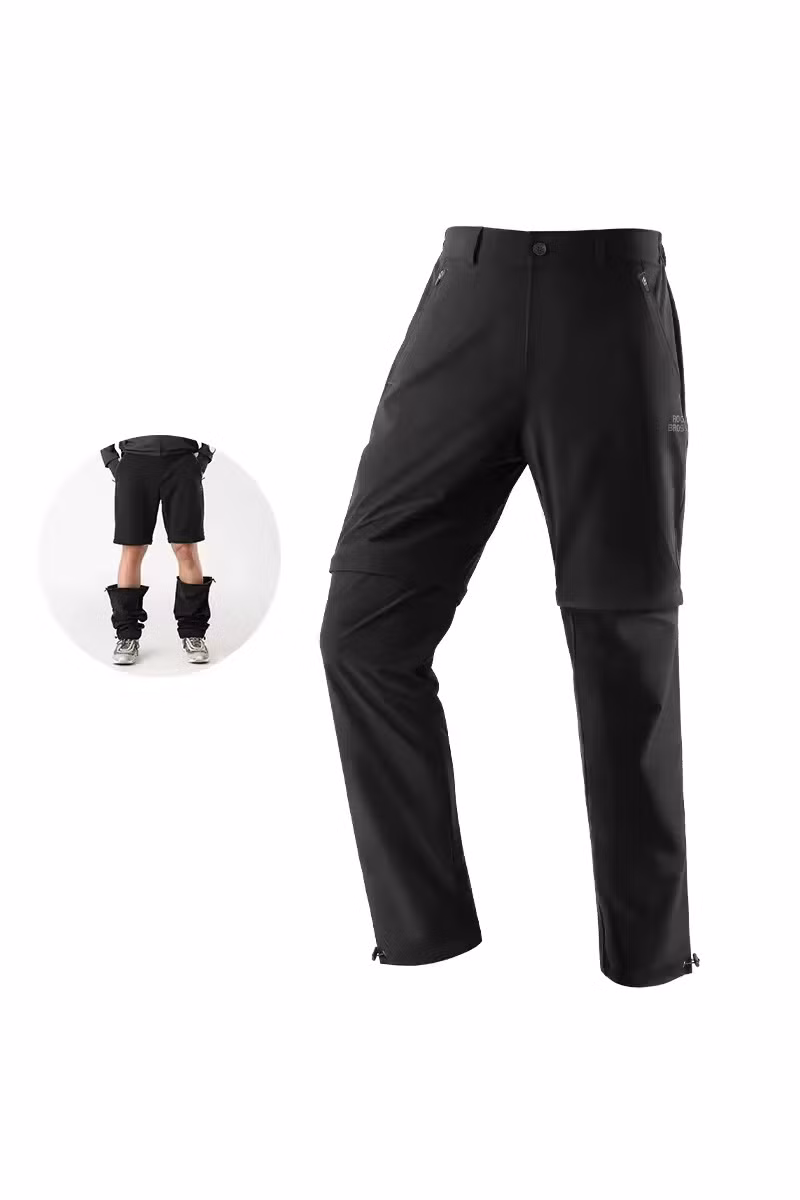 SPODNIE SOFTSHELL 2IN1 20120008-BLACK