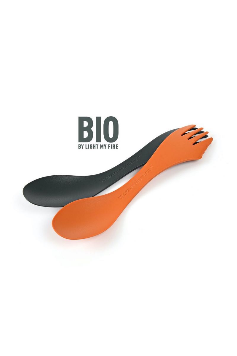 NIEZBĘDNIK SPORK M BIO 2-PACK-RUSTY ORANGE-SLATY BLACK