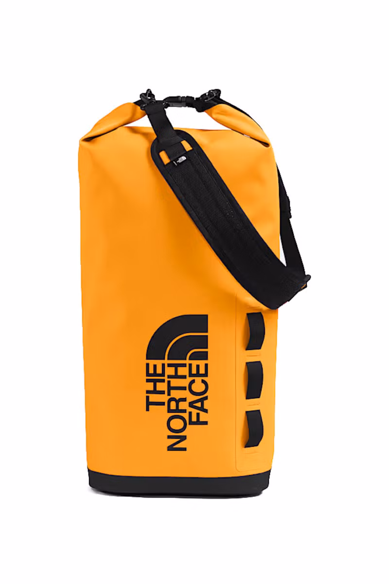 WOREK BASE CAMP DRY BAG 18L-SUMMIT GOLD-TNF BLACK