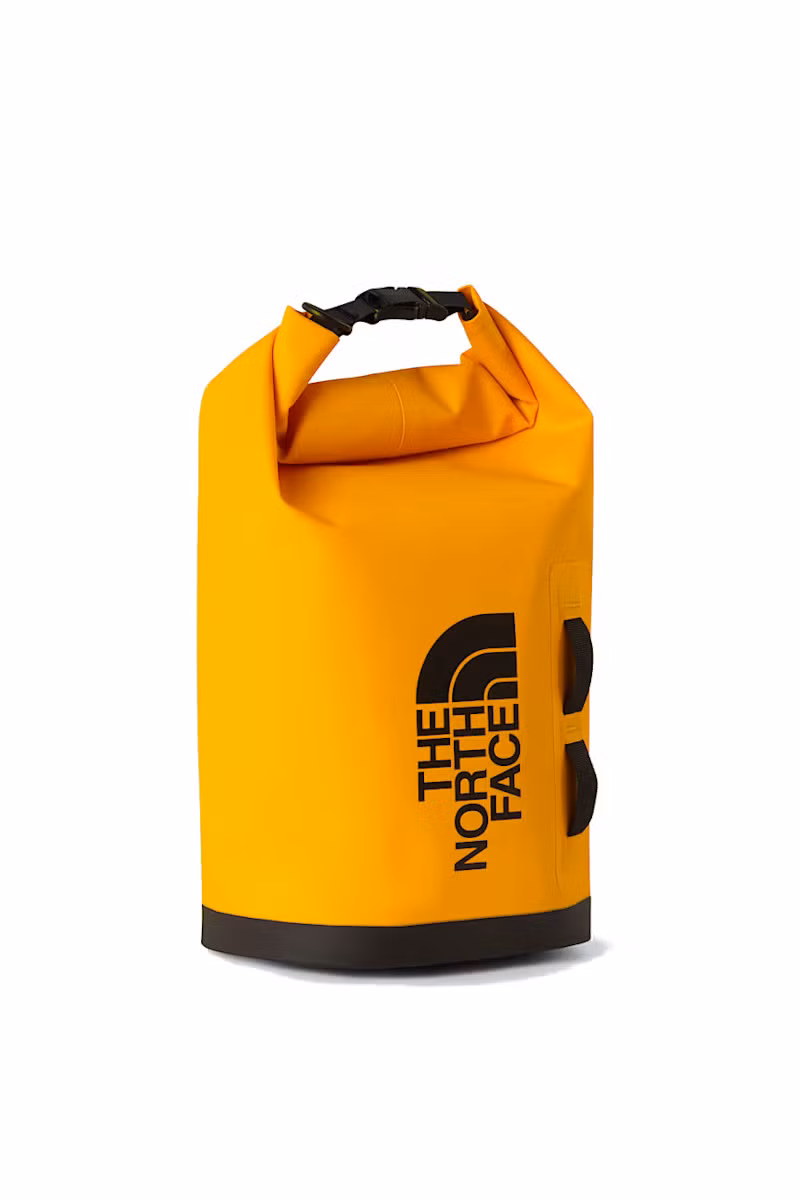 WOREK BASE CAMP DRY BAG 8L-SUMMIT GOLD-TNF BLACK