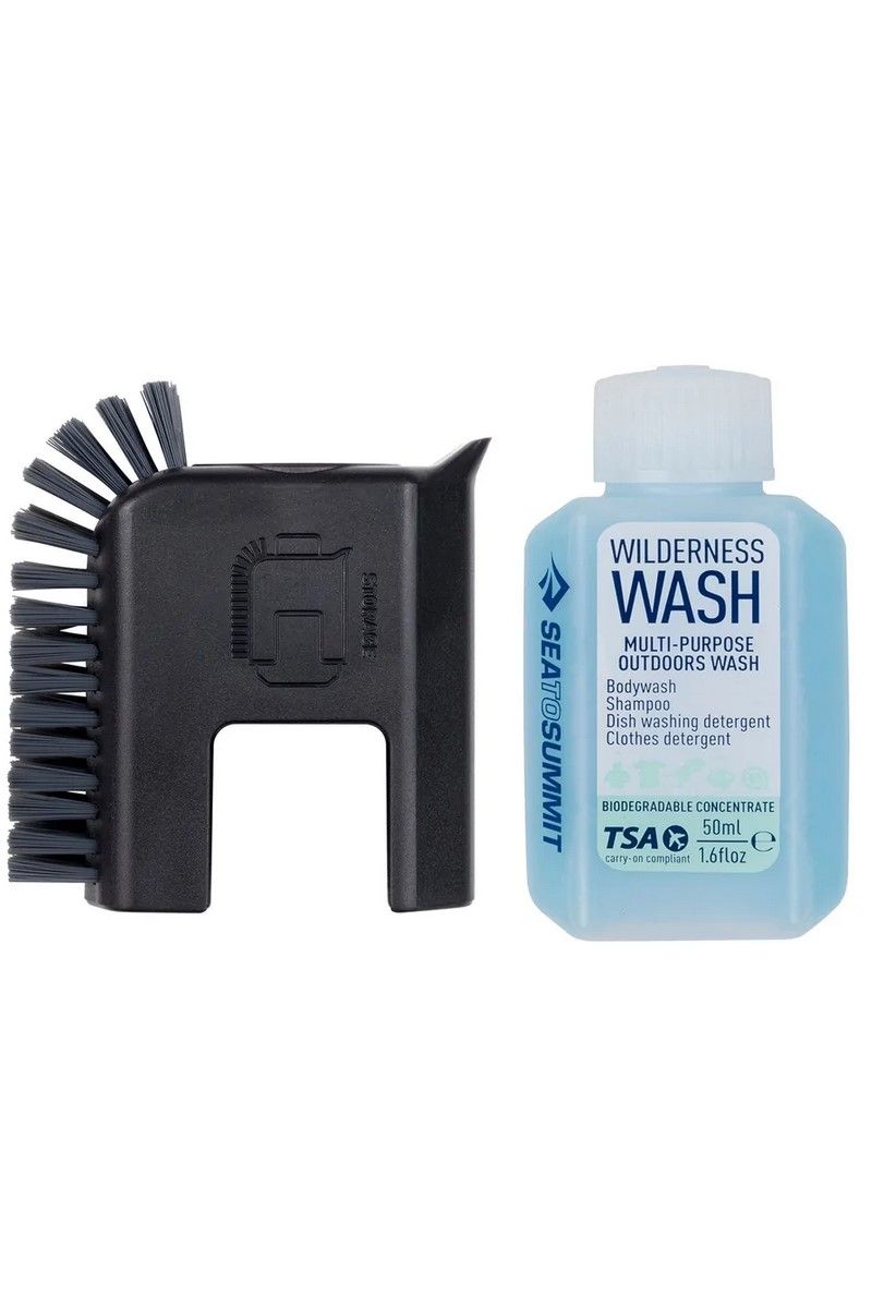 ZESTAW CAMP KITCHEN POT SCRUBBER & SOAP