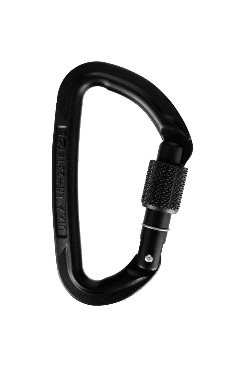 ZESTAW KARABINKÓW SESSION SCREW GATE 3 PACK-BLACK