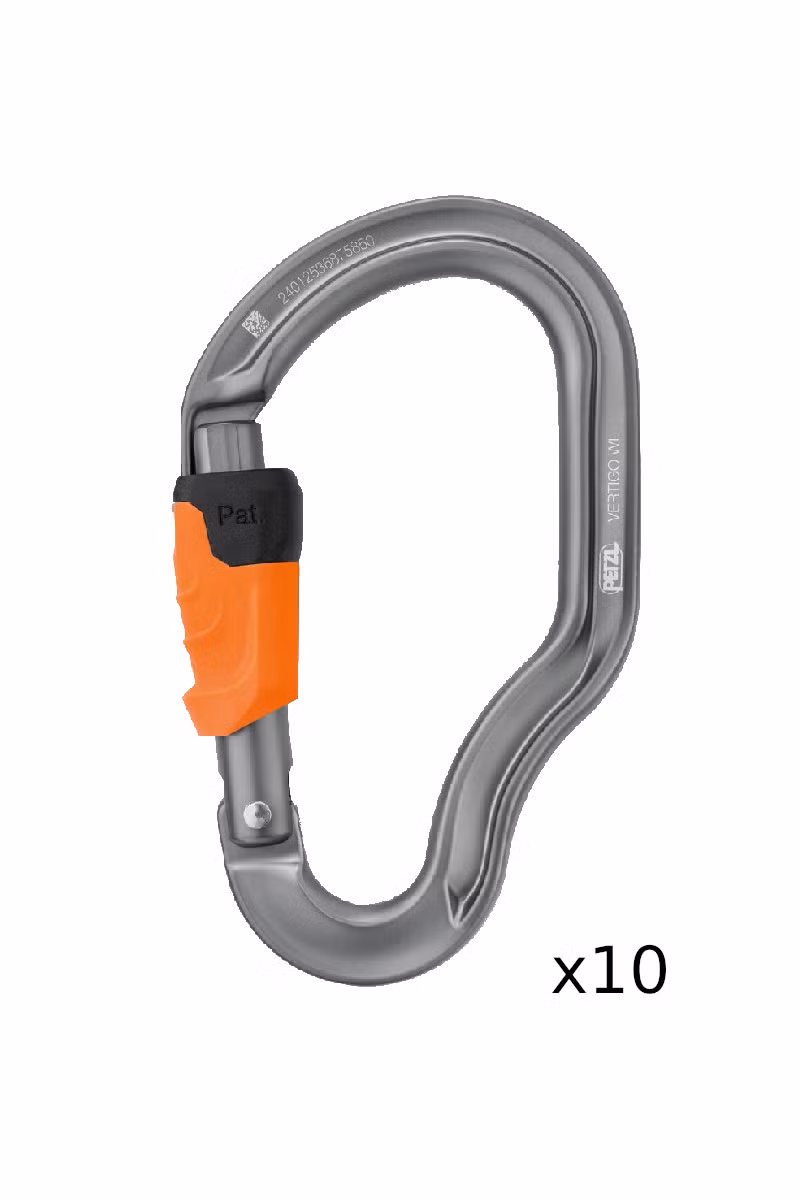 ZESTAW KARABINKÓW VERTIGO WIRE LOCK 10SZT M040AB01