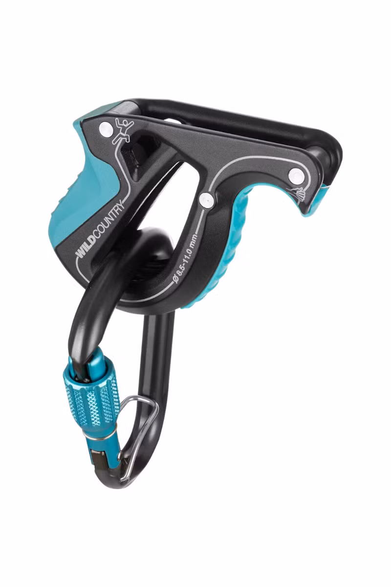 ZESTAW DO ASEKURACJI MOVEMENT BELAY DEVICE KIT-BLACK-TURQUOISE