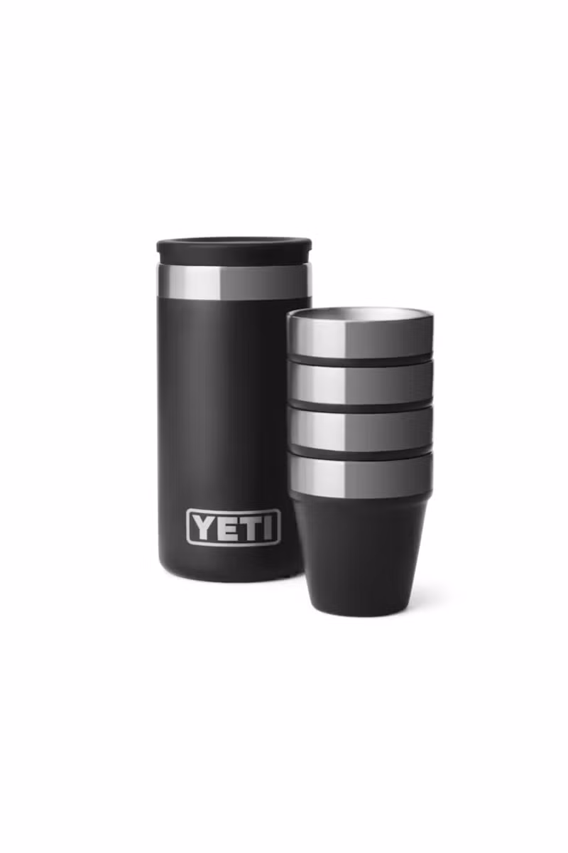 ZESTAW YETI SHOT GLASSES & CASE-BLACK