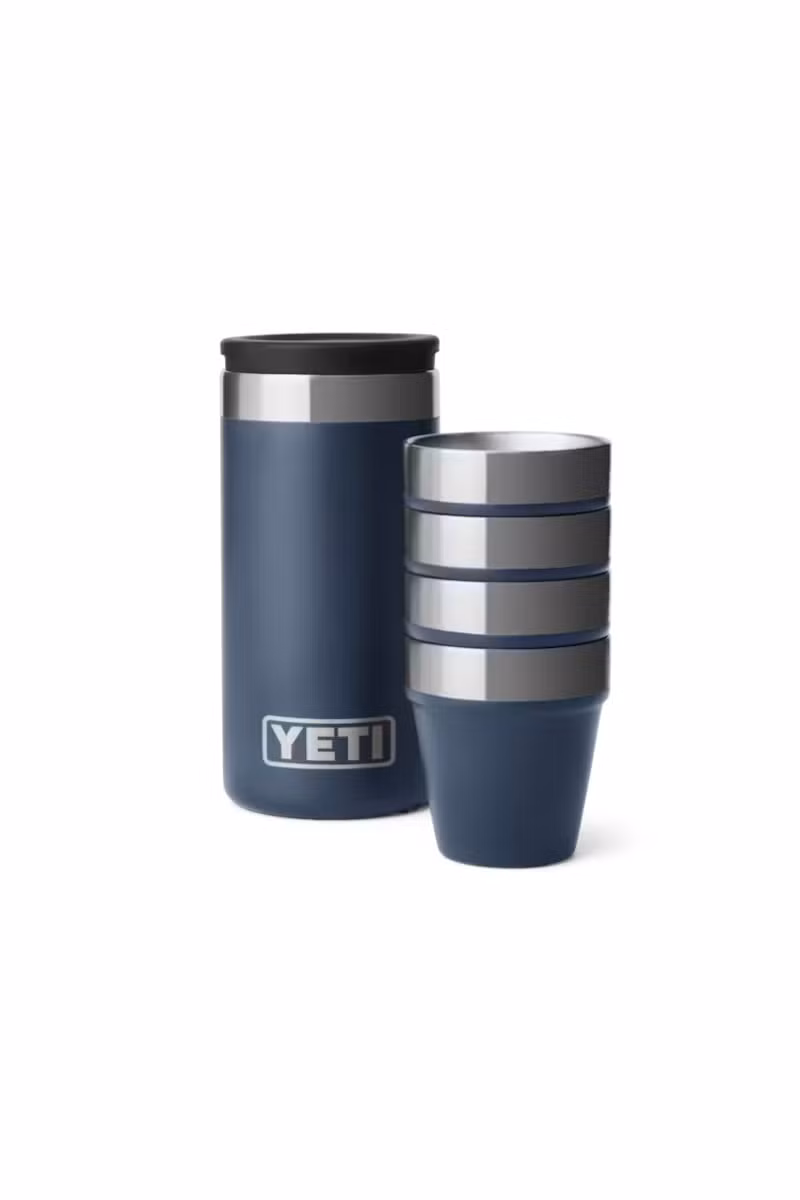 ZESTAW YETI SHOT GLASSES & CASE-NAVY